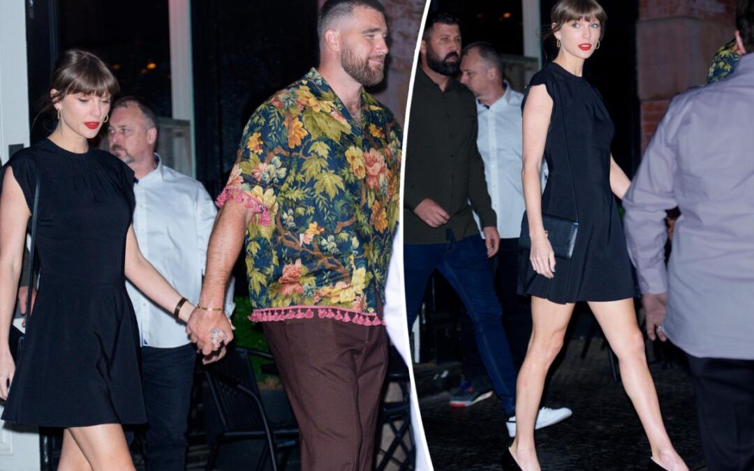 Taylor Swift pulls off another LBD for romantic date night with Travis Kelce as wedding nears