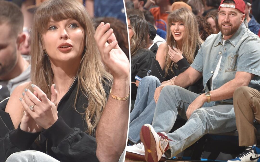 Taylor Swift and Travis Kelce spotted on date night at Knicks game