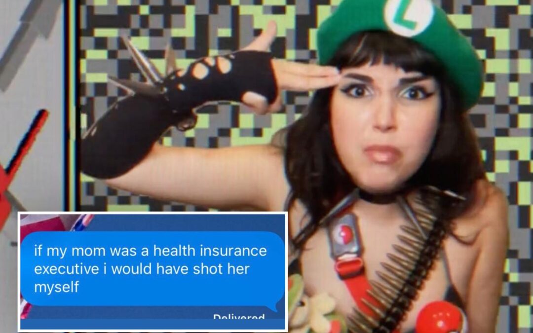 Deranged Luigi Mangione fangirl says she would kill her own pharmacist mom if she became a healthcare exec