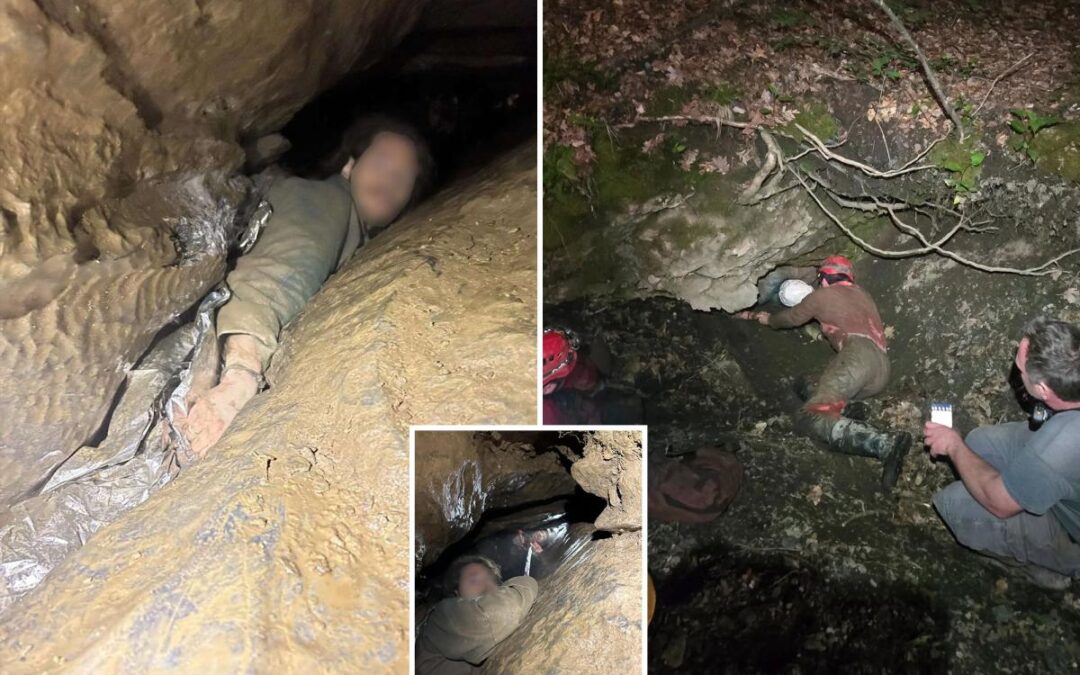 NYC  man rescued after six hours ‘really jammed’ inside a frigid upstate cave: DEC