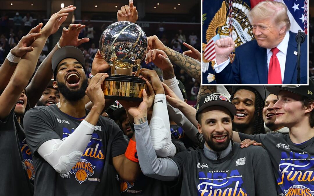 President Trump could attend Knicks’ NBA Finals game at Madison Square Garden