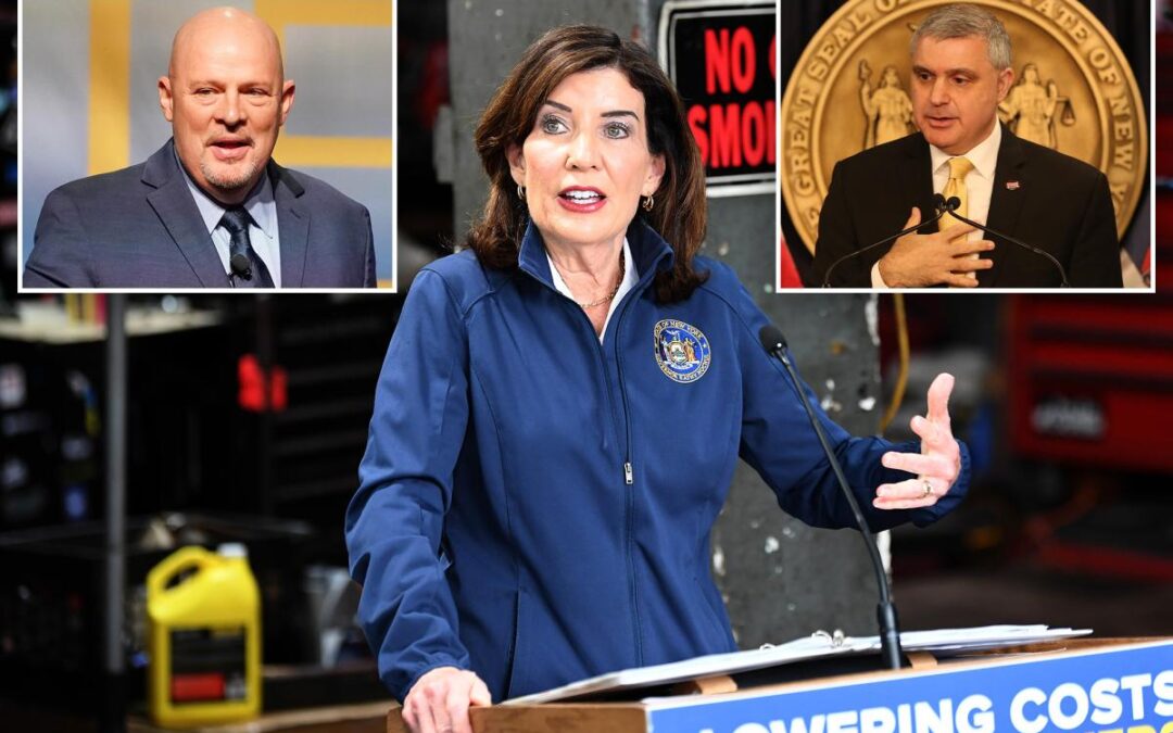 Hochul and Dems’ NY pension, $557M porkapalooza came after union donated millions to campaigns