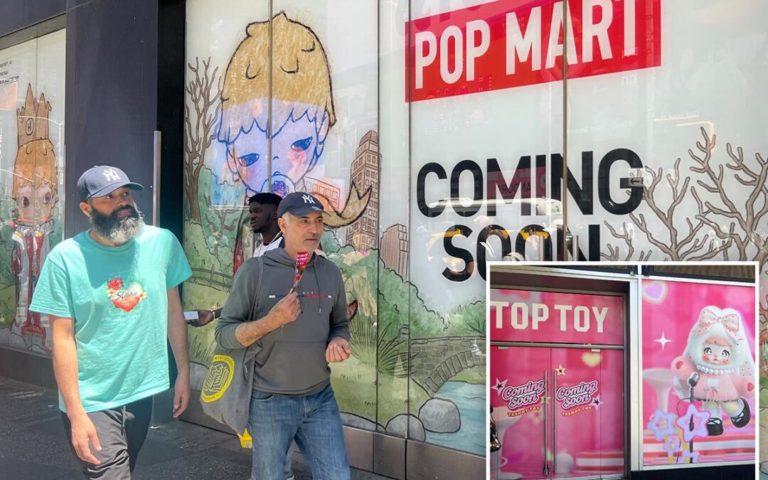 Asian toy companies — like Labubu maker — invading NYC’s Times Square after recent departures