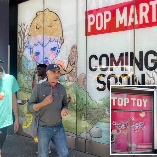 Asian toy companies — like Labubu maker — invading NYC’s Times Square after recent departures