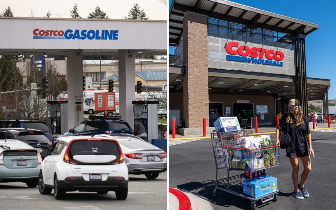 Costco says its gas stations set all-time volume records as shoppers search for cheap fuel