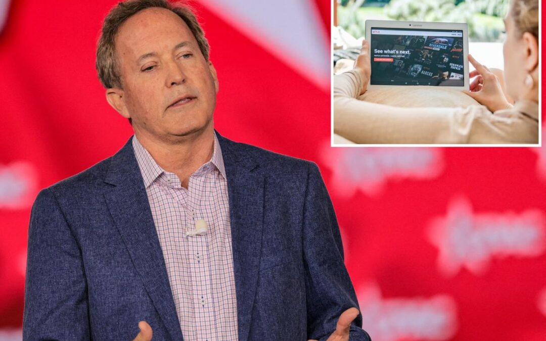 Netflix is spying on children and selling user data, Texas AG Ken Paxton alleges in lawsuit
