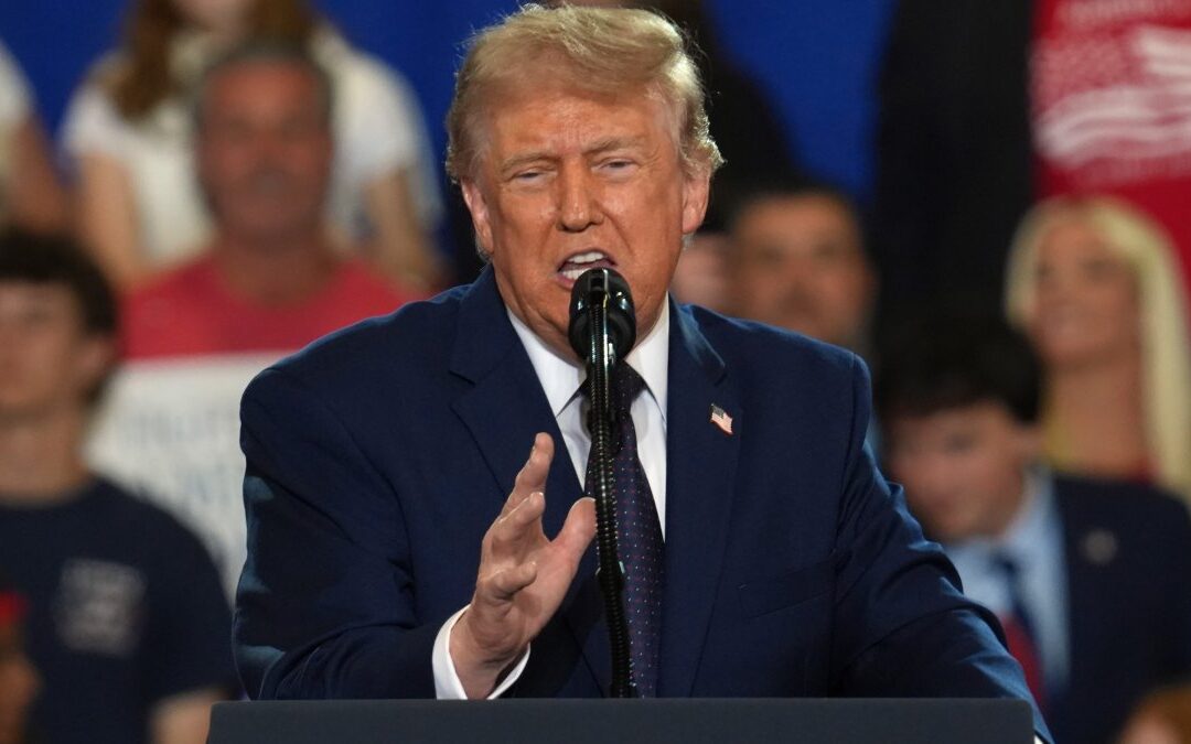Trump visits toss-up NY district to talk economy with voters, but quickly veers off-topic