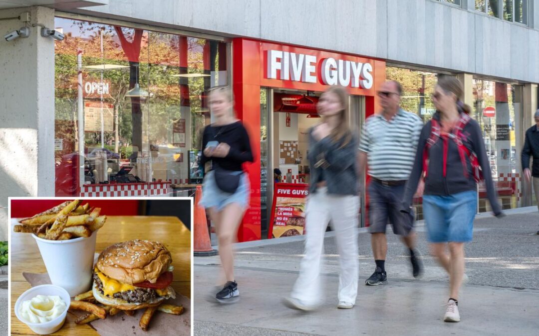 Five Guys closing multiple California stores, including 2 LA County locations