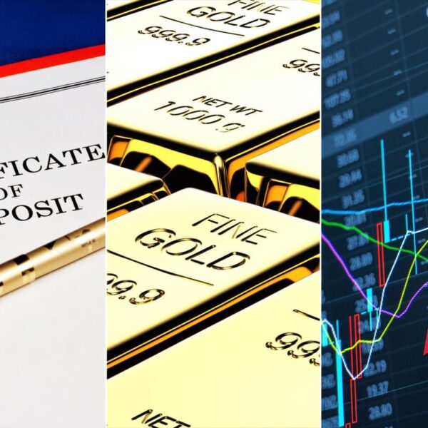 Gold vs CDs vs stocks: When gold helps (and when it doesn’t)