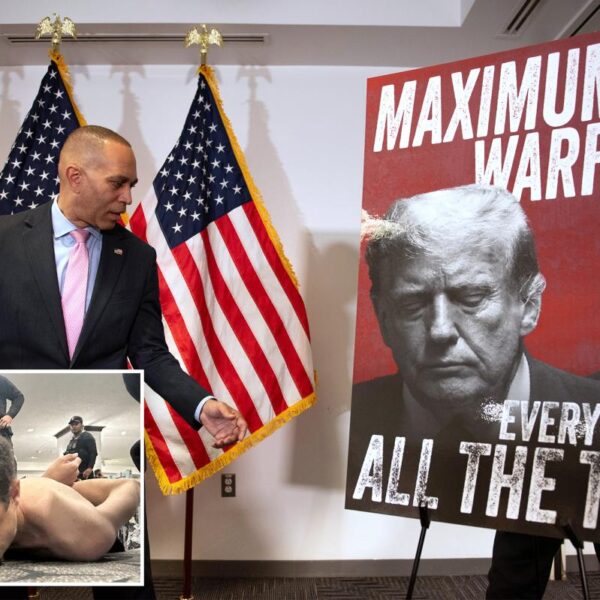 Trump demands Hakeem Jeffries be charged with inciting violence with ‘maximum warfare’ rhetoric