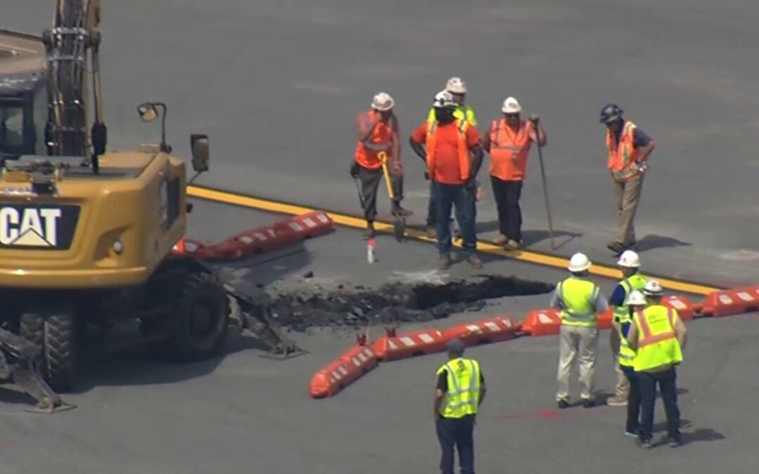 Sinkhole at LaGuardia Airport shuts down runway; flight delays, cancellations expected