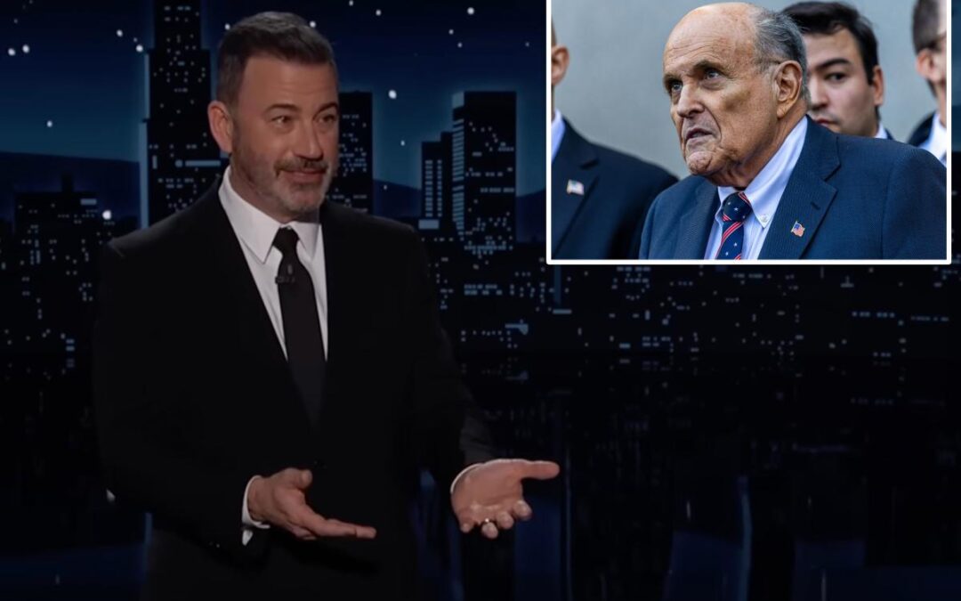 Jimmy Kimmel joked about ex-NYC Mayor Rudy Giuliani being in ‘the grave’ before hospitalization