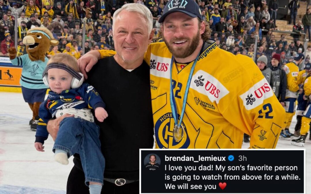 Ex-NHLer Brendan Lemieux opens up after dad Claude’s tragic death