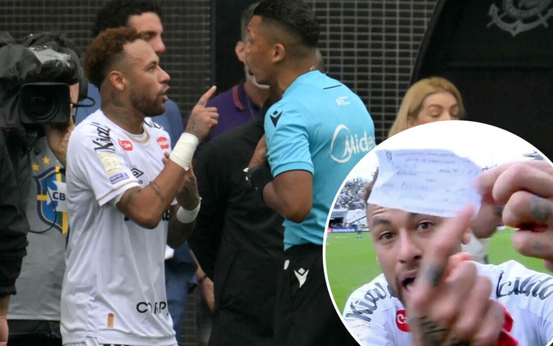 Neymar goes ballistic on ref after ‘inexplicable error’ with star’s World Cup fate hanging in balance