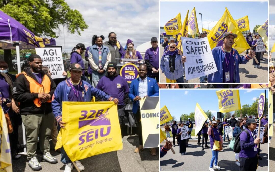 Hundreds rally after ‘bombshell’ complaint claims life-threatening working conditions at JFK, LGA