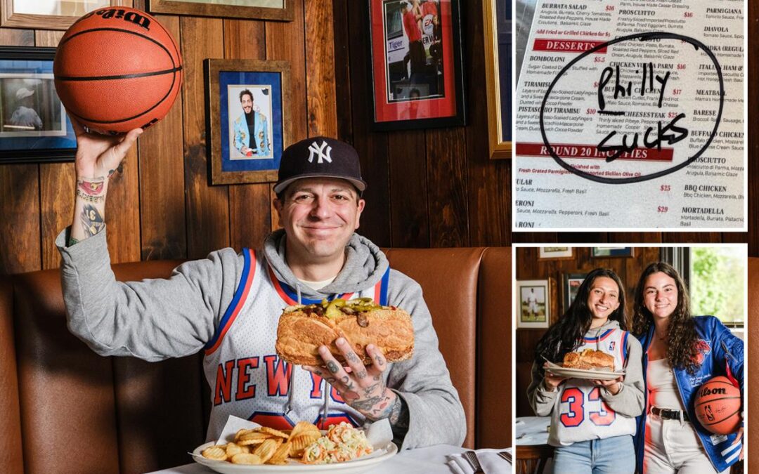 NY eateries, bars ban ‘Philly’ cheesesteaks from menu as Knicks-Sixers fight gets greasy