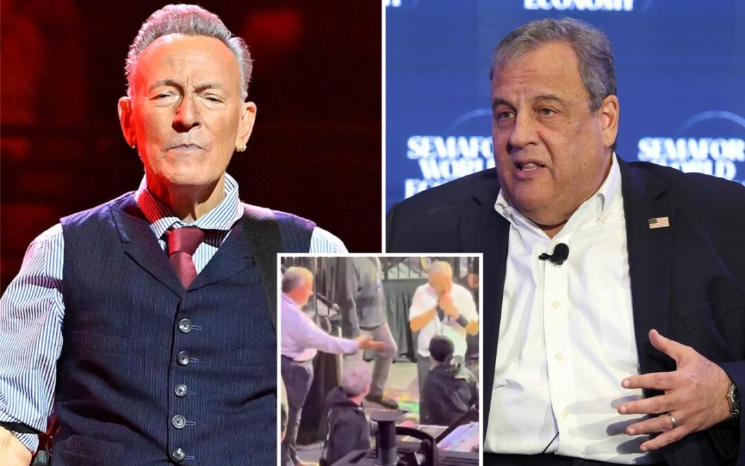 Bruce Springsteen leaves superfan Chris Christie hanging in rough concert moment in NYC