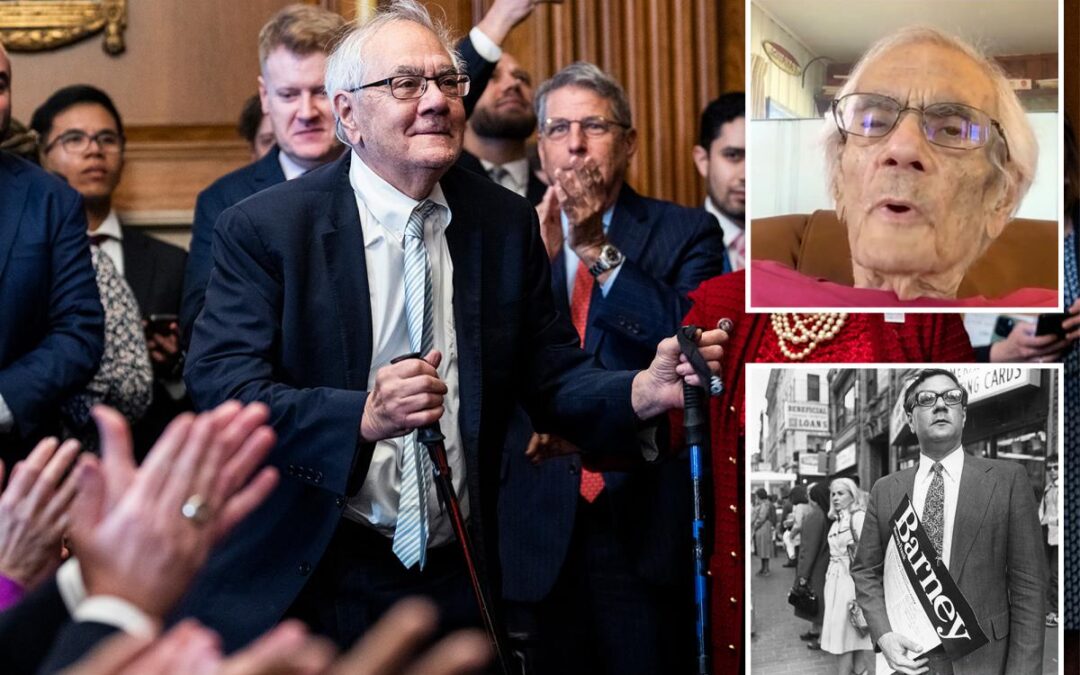Dying ex-Rep. Barney Frank delivers stark warning from hospice about Dems swinging too far left