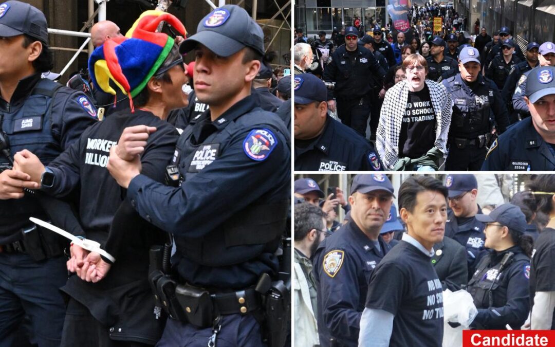 Dem congressional candidate arrested at May Day protest that blocked Wall Street