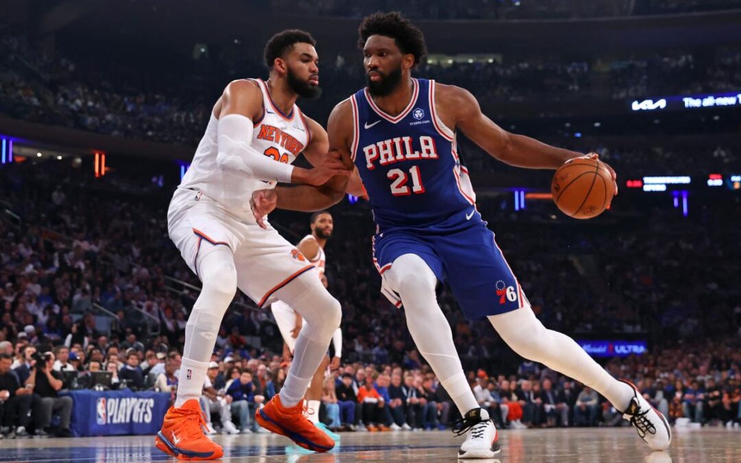 Joel Embiid out for Game 2 vs. Knicks in injury stunner