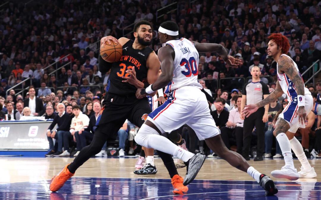 Heroes, zeros from Knicks’ Game 2 win over 76ers: Karl-Anthony Towns cleaned up his game