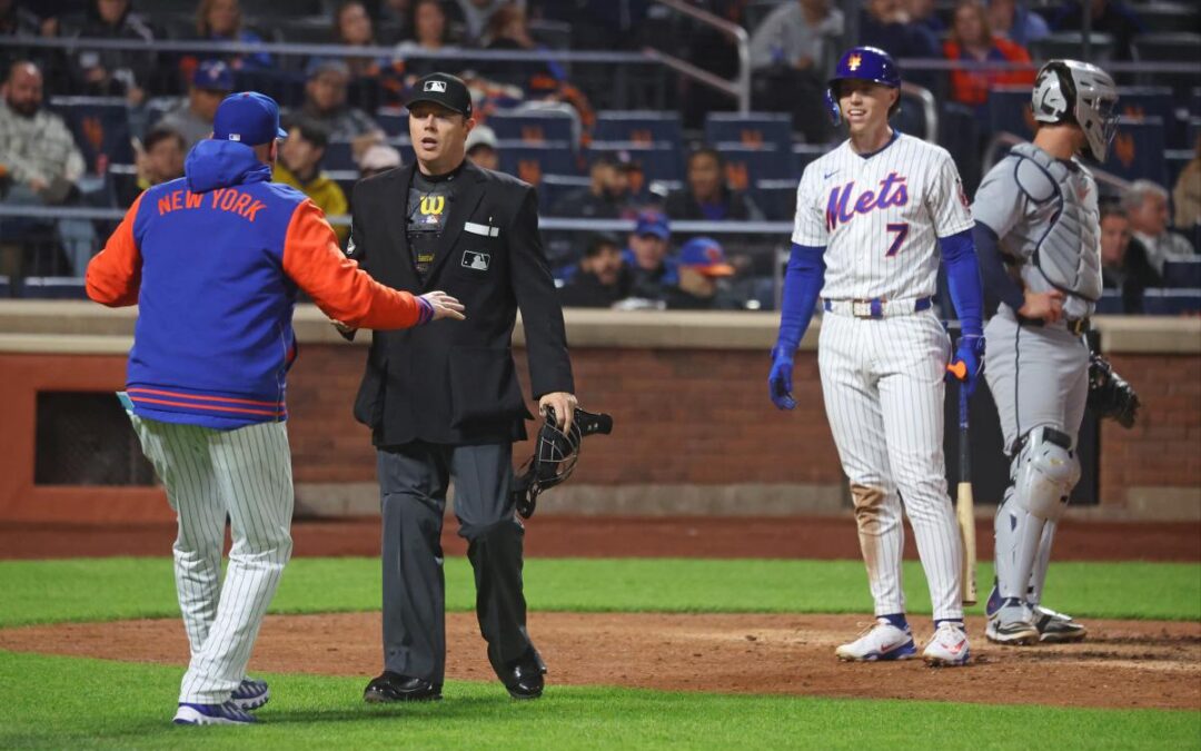 Mets’ Brett Baty loses challenge in ABS umpire controversy