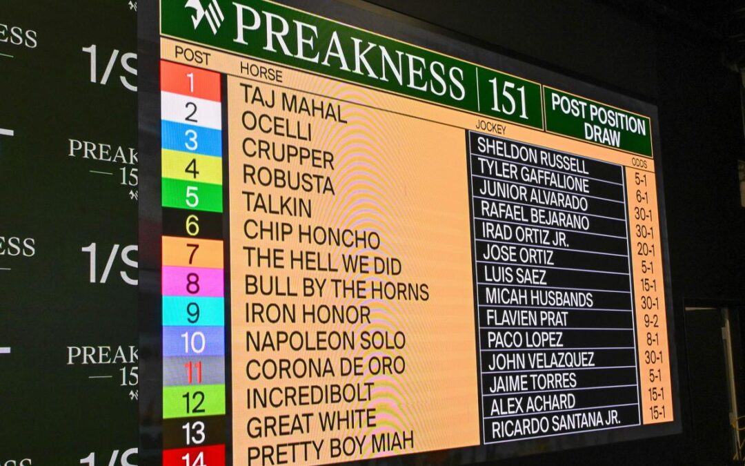 Preakness Stakes 2026 odds, horses, jockeys and complete bettor’s guide for Laurel Park