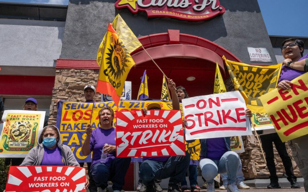 Carl’s Jr. crushed by California’s minimum wage, as violence-stricken workers walk out on the job