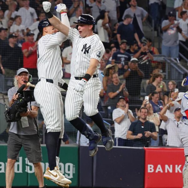 Yankees hold on for another nail-biting win after Ben Rice rallies them past Blue Jays