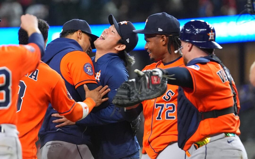 Three Astros pitchers combine for first MLB no-hitter since 2024