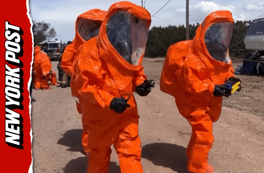 Scary scene as first responders in hazmat suits rushed to New Mexico Hospital, 3 dead