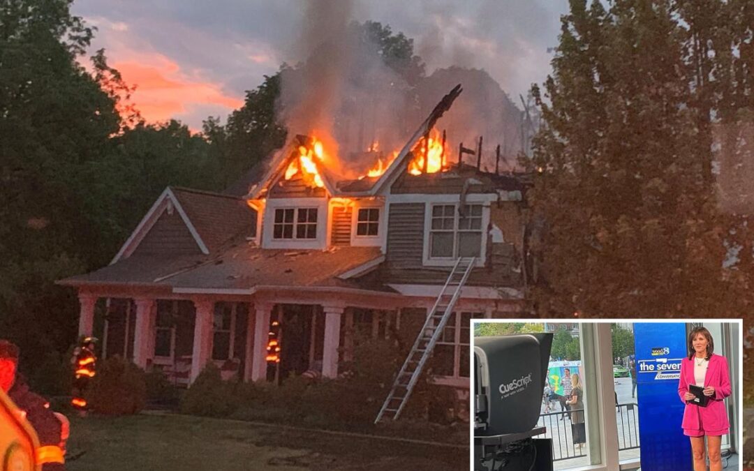 Former TV anchor’s home reduced to ashes in overnight fire