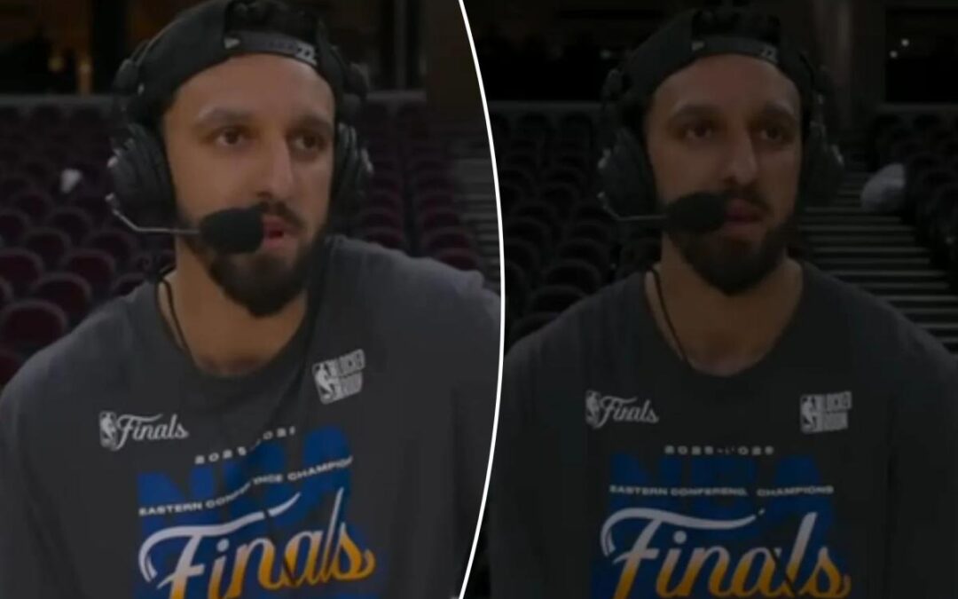 Lights appear to go out on Landry Shamet during ESPN interview after Knicks’ sweep