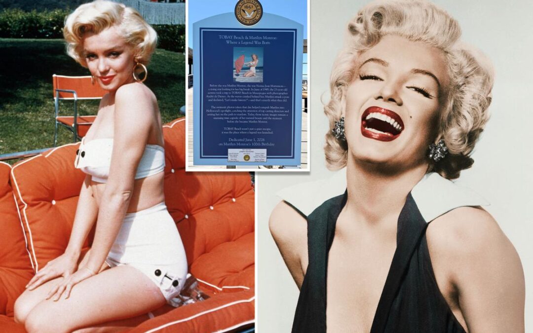 Long Island beach with special tie to Marilyn Monroe reveals touching tribute for legend’s 100th birthday