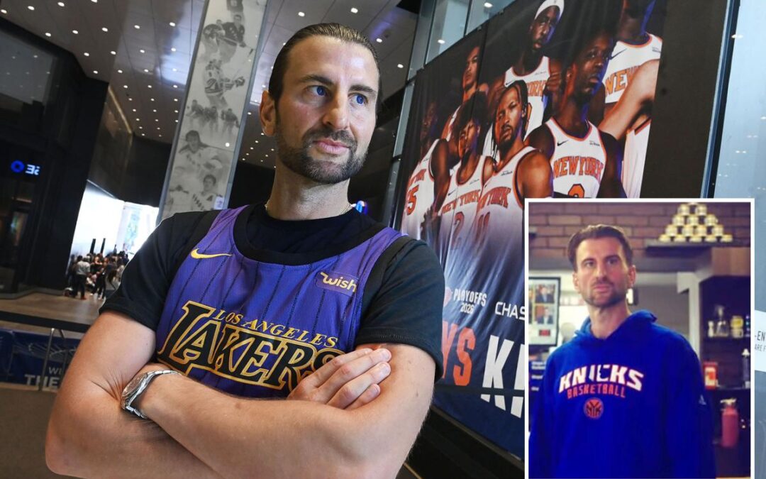 Ex-Knicks fan who sold his ‘fanhood’ on eBay and became  Lakers devotee insists he has no regrets