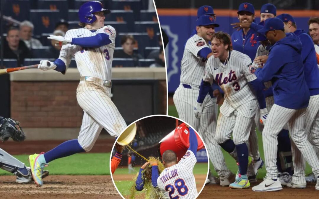 Carson Benge’s walk-off single in 10th propels Mets past Tigers again