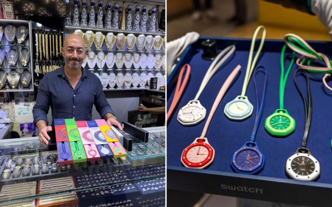 Greedy resellers hawking Swatch watches on eBay and in Diamond District for $9K+