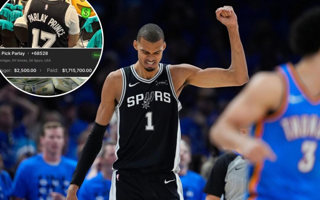 Bettor wins $1.7M parlay after Spurs Game 7 victory: ‘All you gotta do is believe’