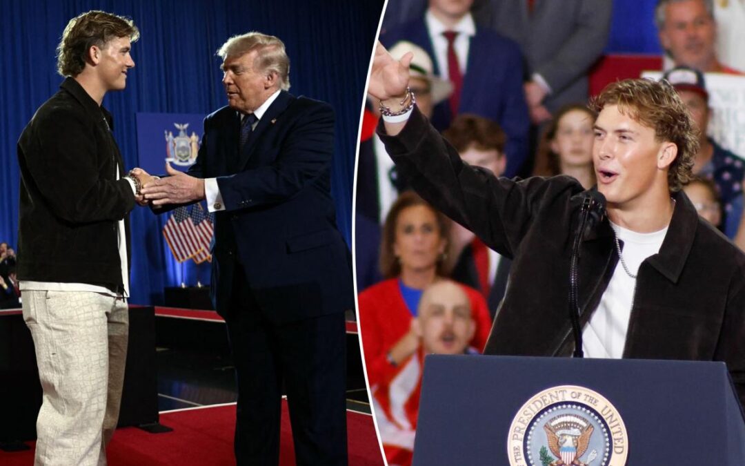 Jaxson Dart’s Trump rally decision was a messy Giants reminder