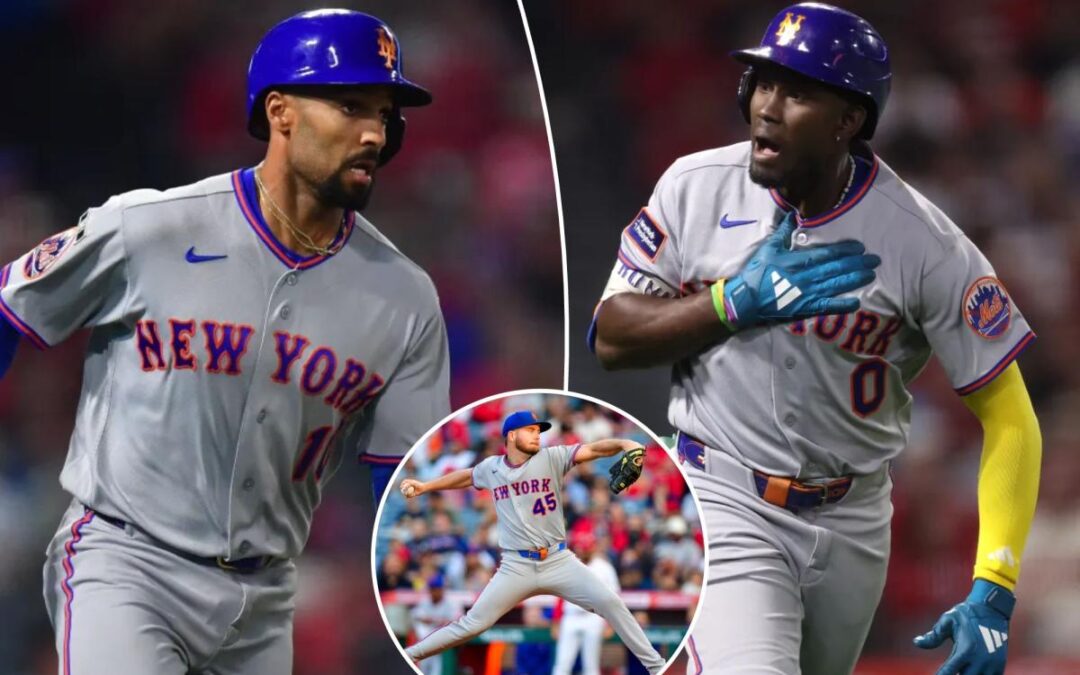 Ronny Mauricio’s late homer leads Mets past Angels for needed win to start May