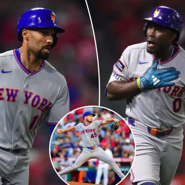 Ronny Mauricio’s late homer leads Mets past Angels for needed win to start May