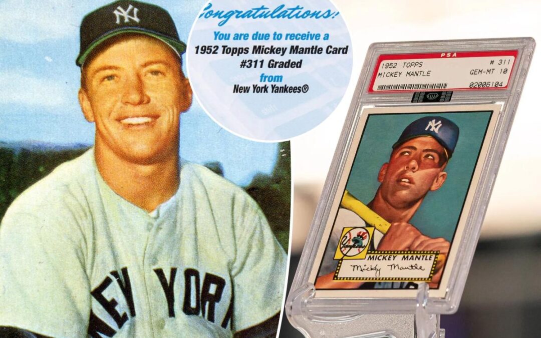 Prized Mickey Mantle Topps 1952 card surfaces on eBay-owned platform Goldin
