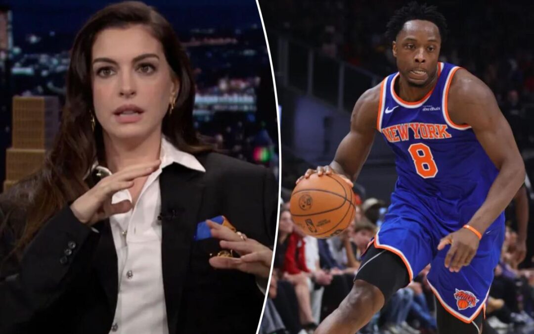 Why Anne Hathaway is getting all the credit for Knicks’ historic playoff performance