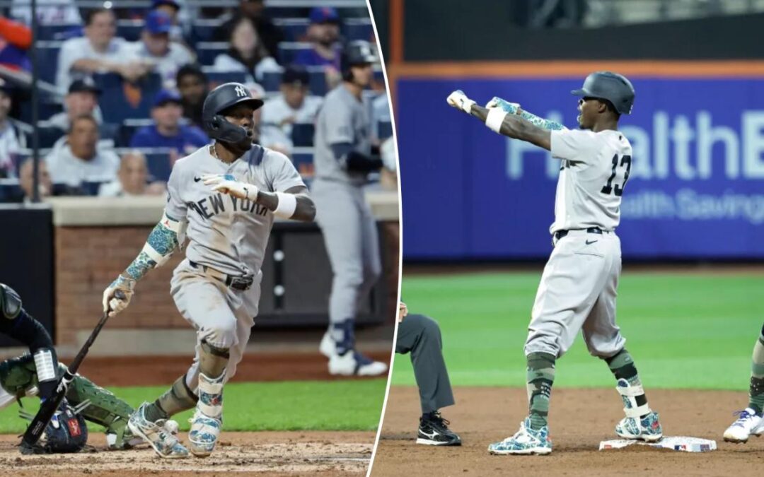 Jazz Chisholm Jr. breaks through in big night for Yankees — with another change of pants