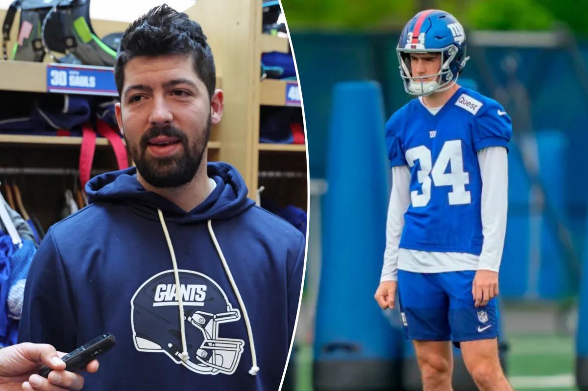 Undrafted rookie Dominic Zvada opens Giants kicking competition
