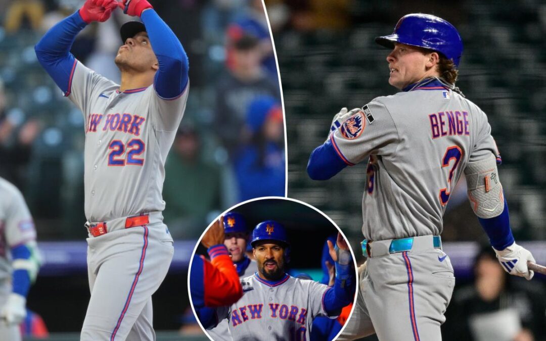 Mets win third straight game as bats come alive against Rockies