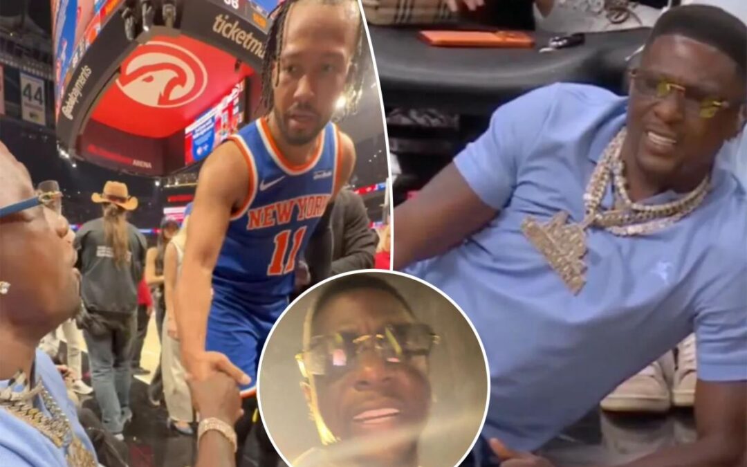Boosie raps about Jalen Brunson after courtside run-in during Knicks romp