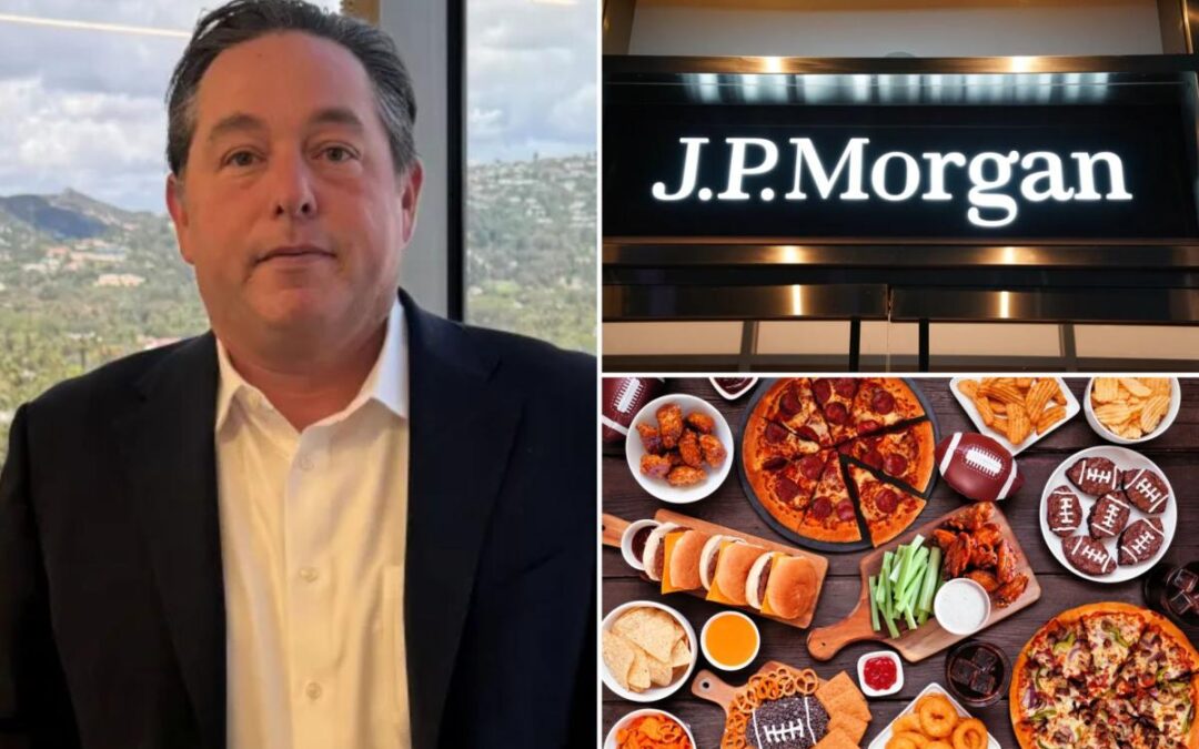 Fired JPMorgan employee who claimed wrongful termination over $642.50 ‘Super Bowl’ deli platter awarded $4M