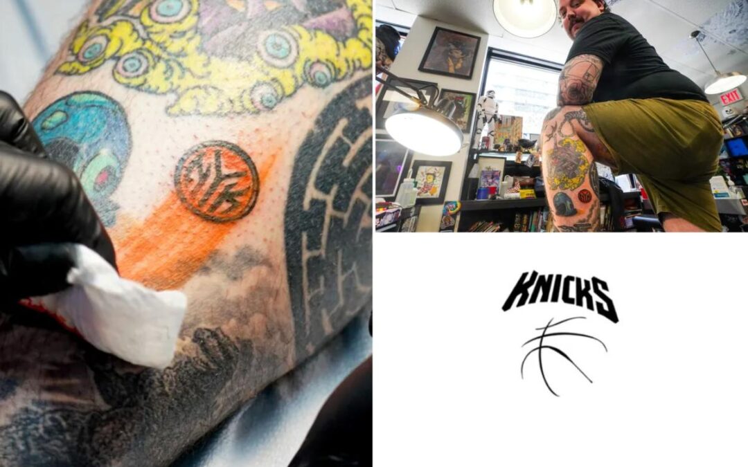 Knicks ‘psycho’ fans are getting team tattoos ahead next week’s historic finals appearance