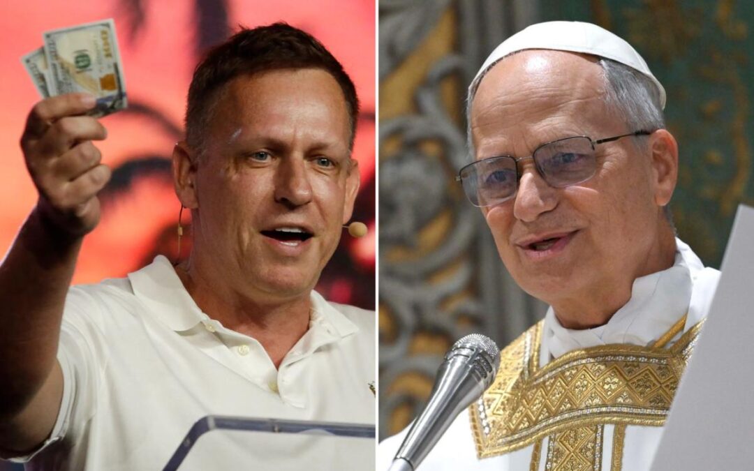 Peter Thiel Vs Pope Leo — Silicon Valley and the Vatican battle over who’s the real antichrist